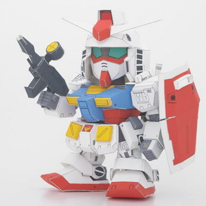 SD Gundam RX-78-2 papercraft